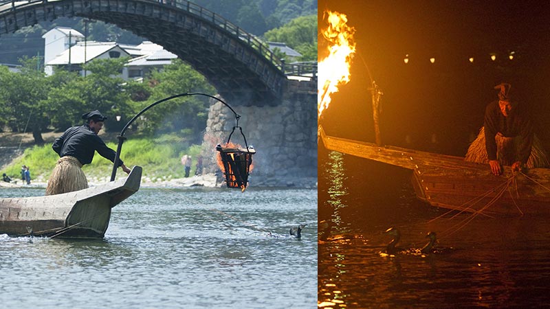 Kintai Bridge sightseeing boat