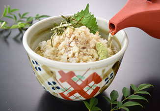 Chazuke (rice with tea poured over it) with Black Sea Bream